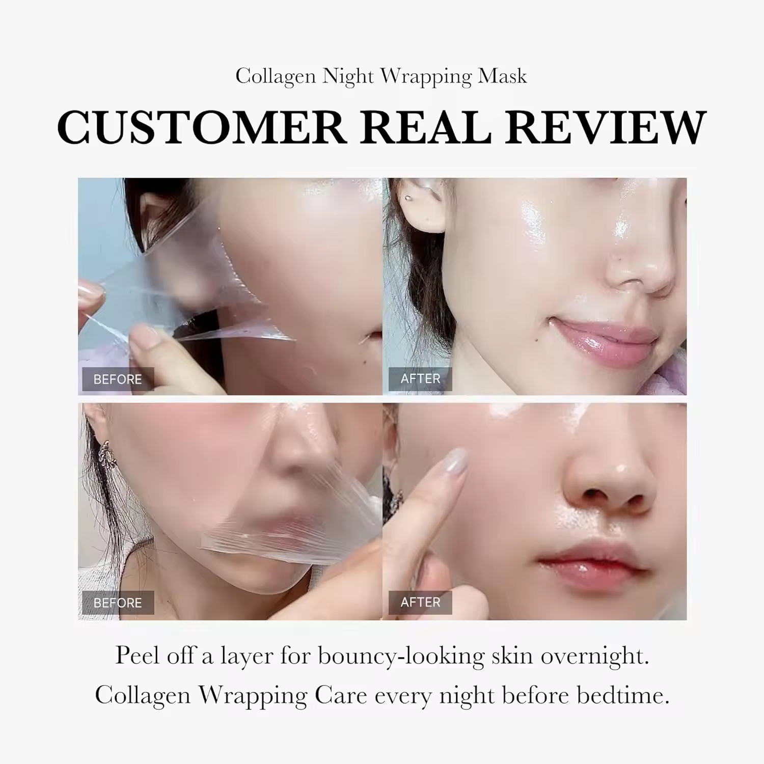 OEM ODM Deep Collagen In a single day Masks - Bio-Collagen Facial Moisturizing, Firming, Hydrating, and Anti-Growing old Wrapping Masks